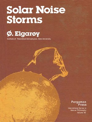 cover image of Solar Noise Storms